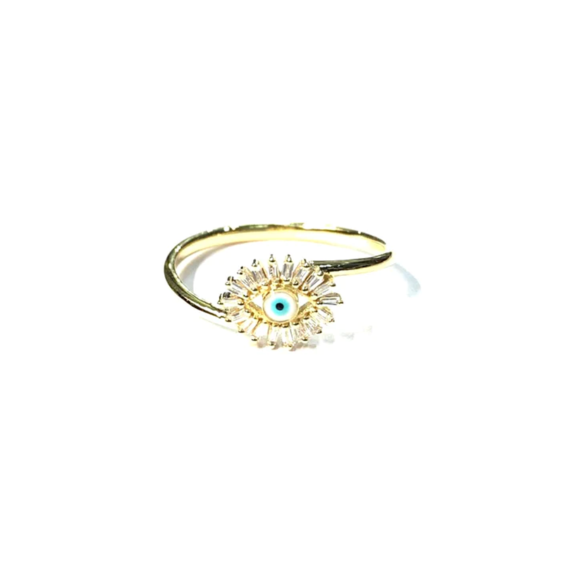 Eye With Lashes Ring 3917