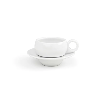 Round Monaco Coffee Cup & Saucer (Set of 2)