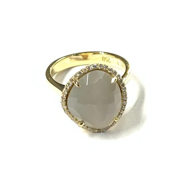 Moonstone Ring Gold 3737