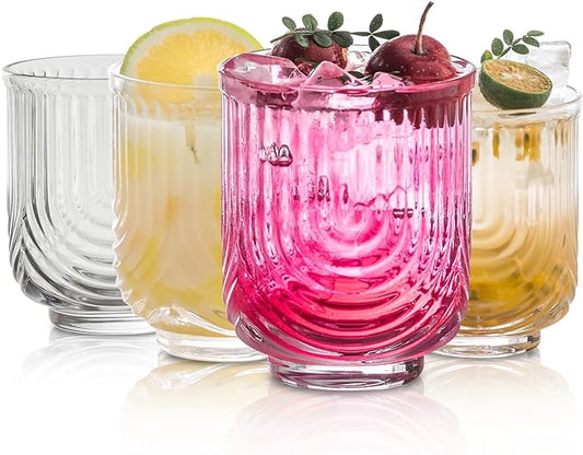 Art Deco Cocktail Glasses Set of 2