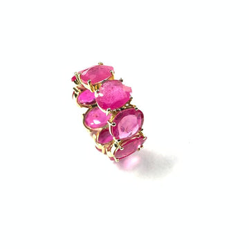 Pink Ruby Band Ring 3597