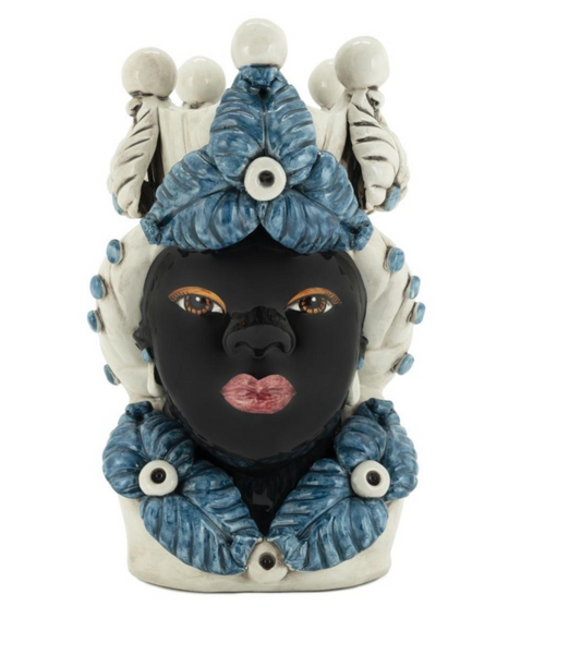 Vase Moro Lady Eve- Blue