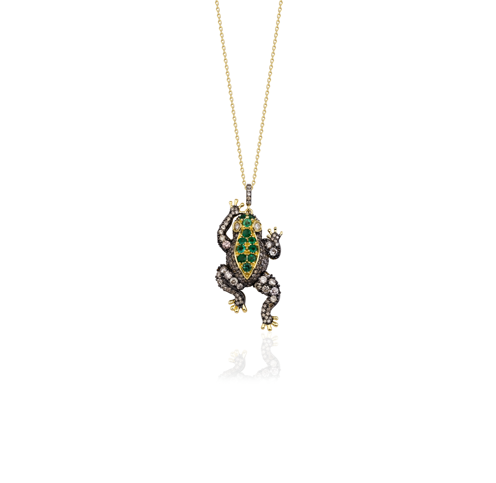 Frog Emerald Necklace 4276