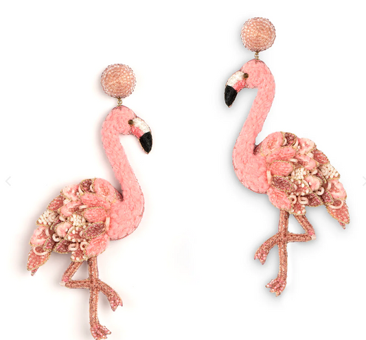 Pink Flamingo Earrings