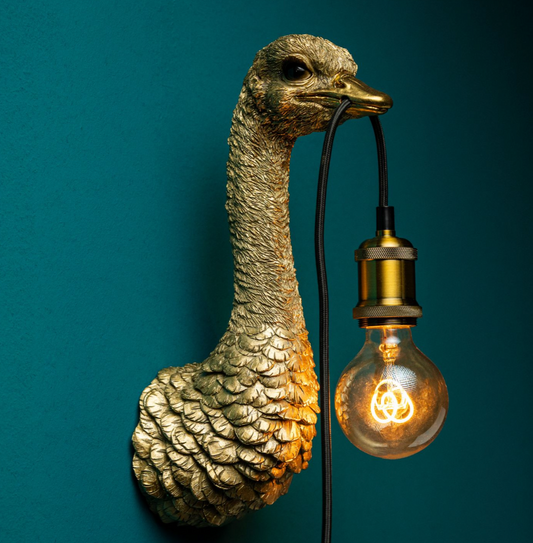 Baby Ostrich Wall Lamp