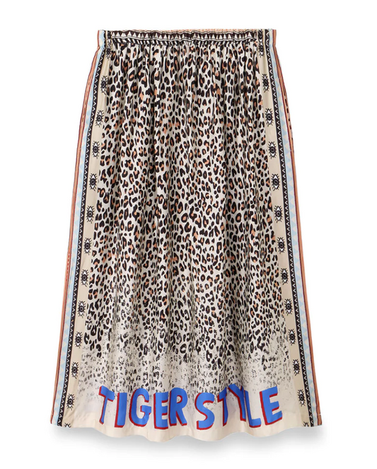 Tiger Style Midi Skirt