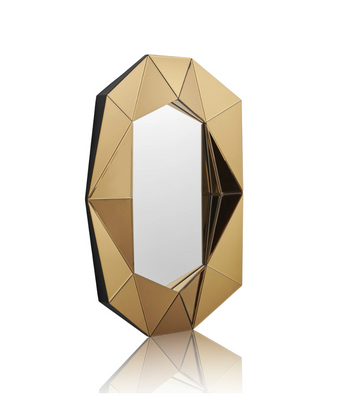 Diamond Large Mirror Bronze