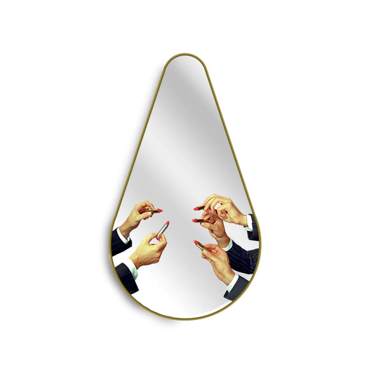 Pear Gold Frame Mirror
