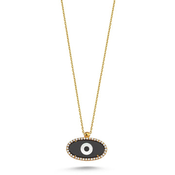 Onyx Evil Eye Necklace