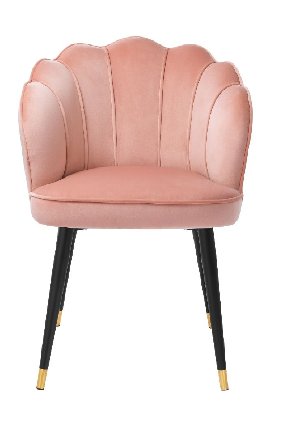 Blush Scalloped Dining Chair