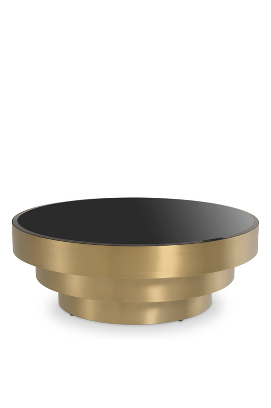 Brass Round Layered Coffee Table