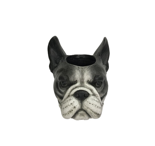 French Bulldog Vase
