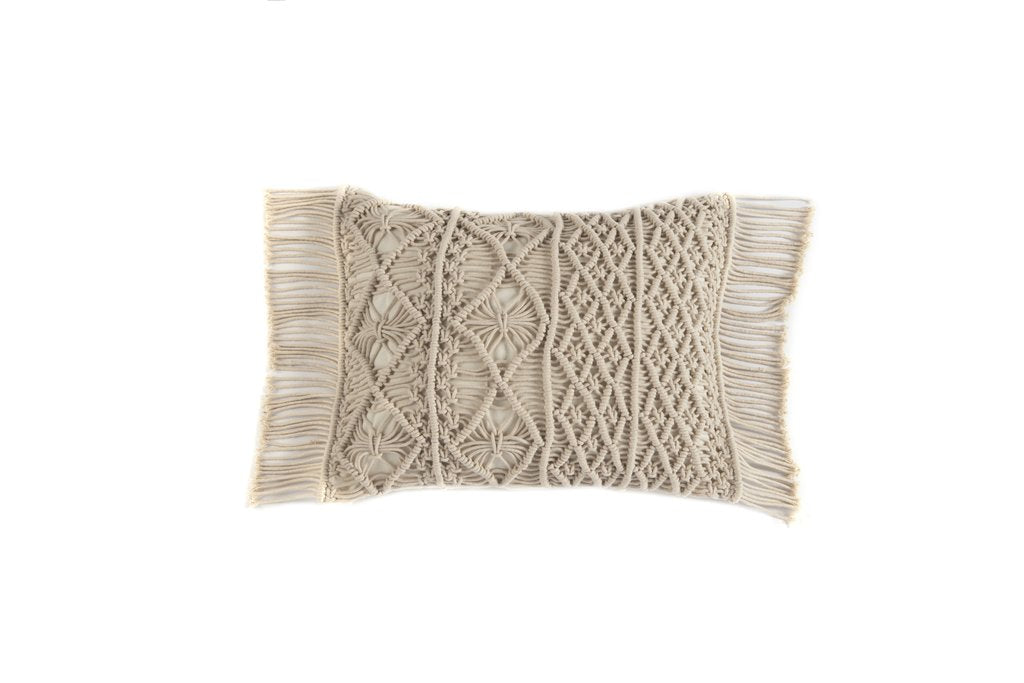 Mirabelle Small Rectangle Pillow- Ivory
