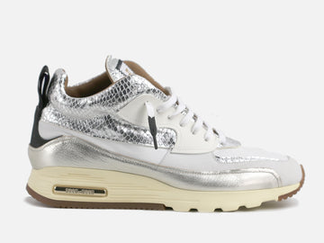 Silver Snake Air Sneakers