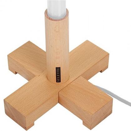 Wooden Base to Neon Lamp 