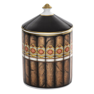 Cigars Lidded Candle- Oud Scent