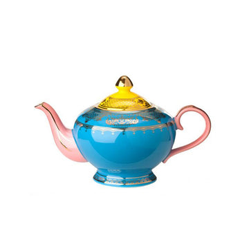 Glazed Porcelain Grandpa Teapot