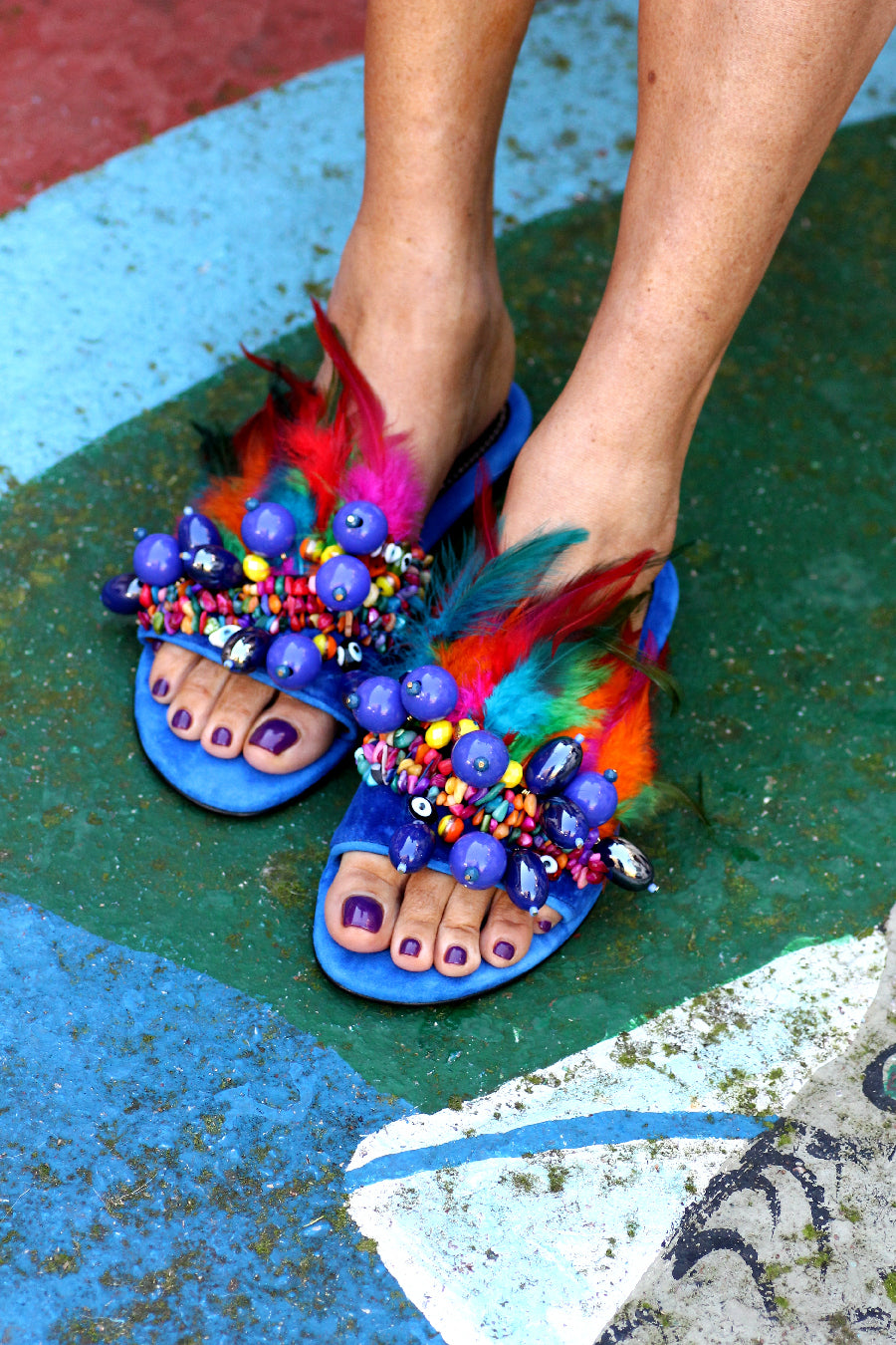 Phuket Feathered Sandals
