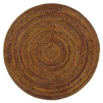 Rattan Round 15" Placemats- Set of 4