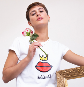 T-Shirt Kiss Basquiat