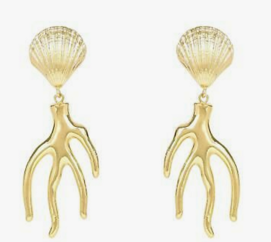 TBP Coral Earrings