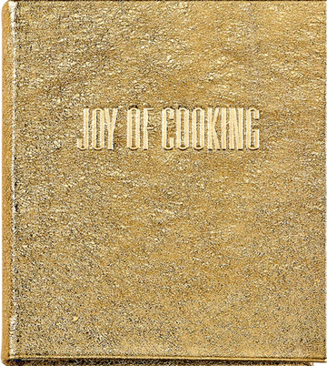 Joy Of Cooking Gold Metallic Leather