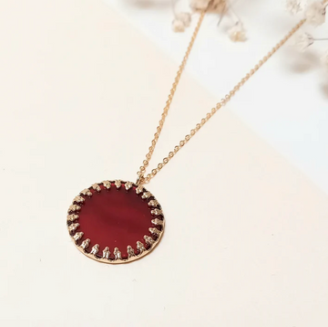 Duchesse Necklace-Cornaline