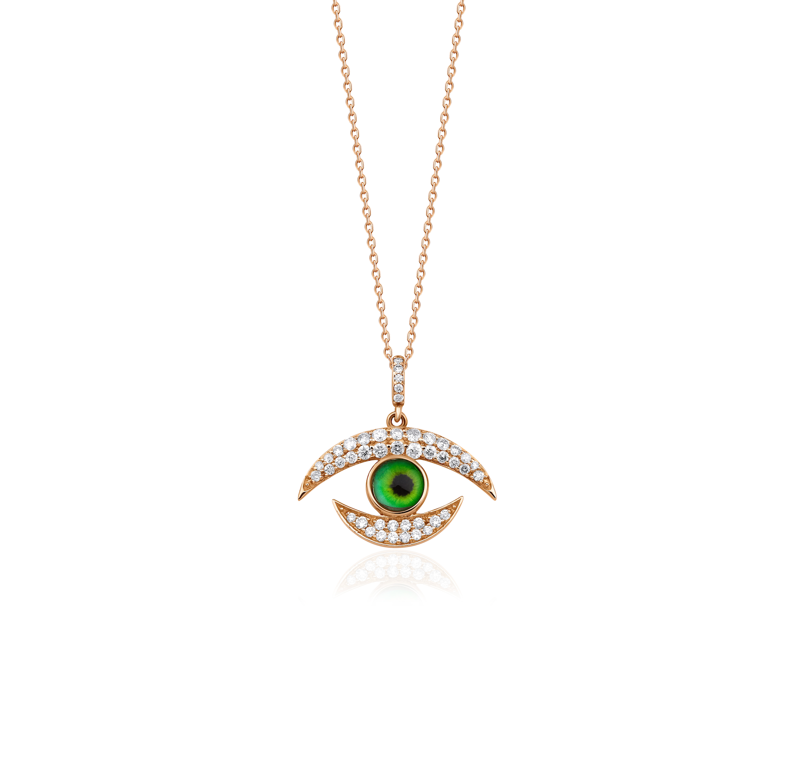 Green Eye Necklace