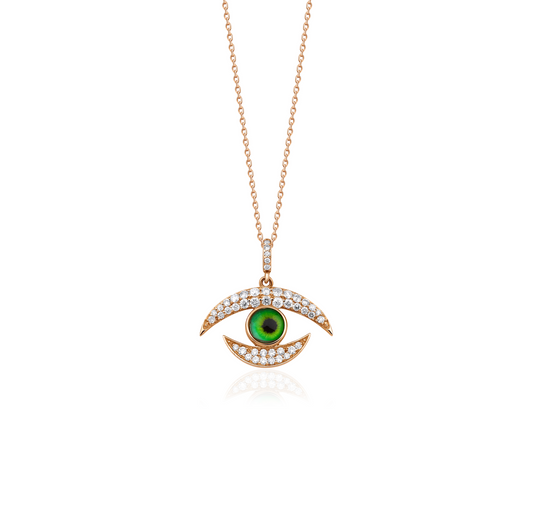 Green Eye Necklace
