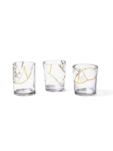 KINTSUGI GLASS CUPS (24K Gold)