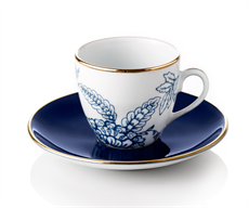 Blue Turkish Coffee Cups- Set of 2
