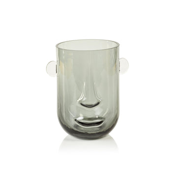 Paolo Face Glass Vase