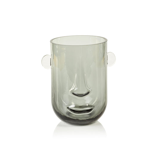 Paolo Face Glass Vase