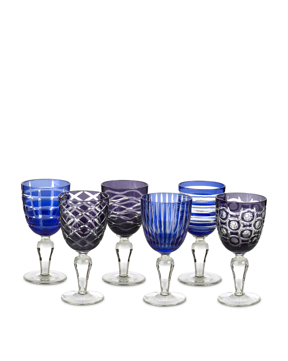 Wine Glass Cobalt (set of 6)